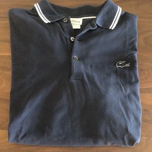 Lacoste men’s size 6 xl slim fit navy polo